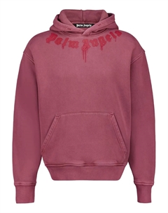 Худи с логотипом на вороте, красный Palm angels