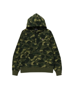 Худи Color Camo One Point Ape Head Pullover Hoodie, Green Bape