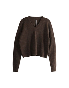 Свитер Tommy V Neck Sweater, Brown Rick owens