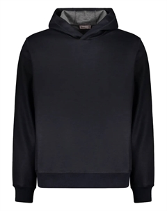 Толстовка с ребристыми манжетами, синий Herno