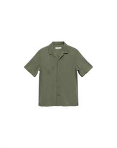 Рубашка на пуговицах классического кроя Pireo, Dark green Mango man