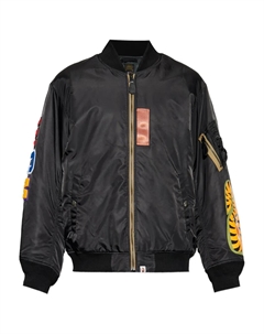 Бомбер Shark MA-1, черный A bathing ape®