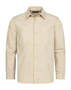 Рубашка на пуговицах классического кроя Pilou, Beige Indicode jeans