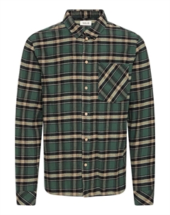 Рубашка на пуговицах классического кроя SDSTEVE, Dark green Solid