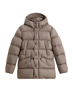 Куртка Cloud Davis с капюшоном, коричневый Woolrich