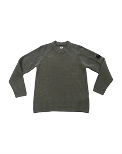 Вафельный свитер с деталями-линзами, зеленый C.p. company