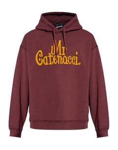 Худи с принтом в виде надписи, красный Dsquared2