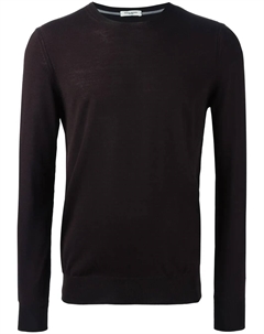 Джемпер с круглым вырезом, коричневый Paolo pecora