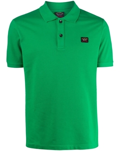 Рубашка-поло с нашивкой-логотипом, зеленый Paul & shark