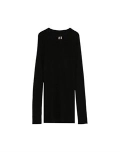 Футболка Rib Long-Sleeve T-Shirt, Black Rick owens