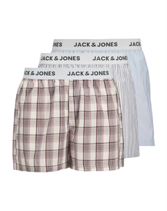 Боксеры  JACALVIN, Light blue/Wine red/White Jack & jones