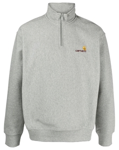 Толстовка American Script на молнии, серый Carhartt wip