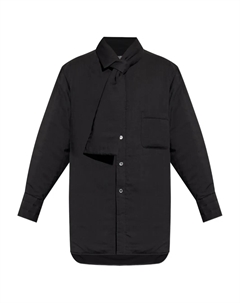 Многослойная рубашка с карманами, черный Yohji yamamoto