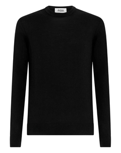 Свитер с круглым вырезом, черный Alpha industries