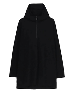 Худи на молнии, черный Yohji yamamoto