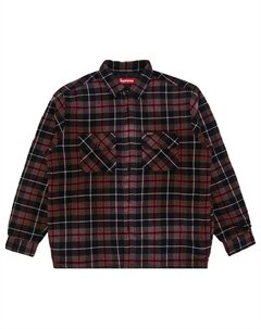 Рубашка Quilted Plaid Shirt, Grey Supreme