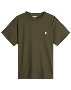 Футболка «Чейз», оливковый/золотой Carhartt wip