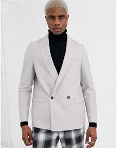 Серый oversize блейзер Twisted tailor
