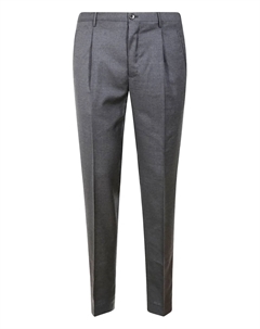 Плиссированные брюки, серый Incotex
