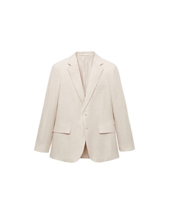 Приталенный пиджак Amalfi, Ecru Mango man