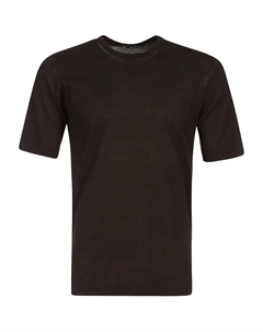 Футболка с круглым вырезом и короткими рукавами, черный Alpha industries