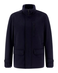 Бомбер на молнии, черный Herno