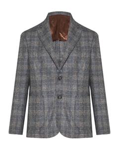 Однобортный пиджак, серый Barba