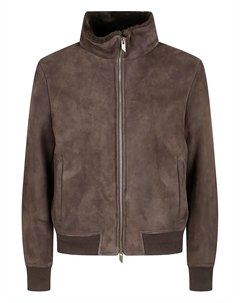 Куртка из овчины на молнии, коричневый Salvatore santoro