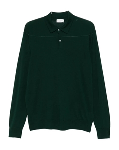 Шерстяное поло, зеленый Ballantyne