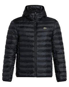 Непромокаемый пуховик, черный Lacoste