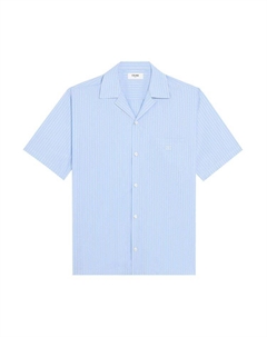 Рубашка Bowling Shirt, Craie/Ciel/Navy Celine