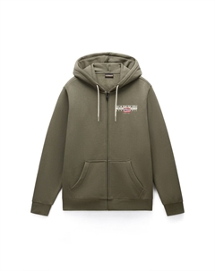 Худи с капюшоном на молнии B-Aylmer, Olive Napapijri