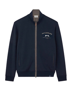 Толстовка на молнии с вышивкой, синий Paul & shark