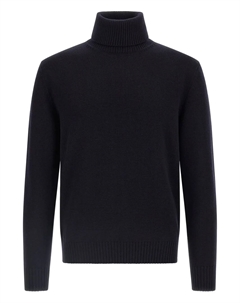 Шерстяной свитер с высоким воротником, синий Ballantyne