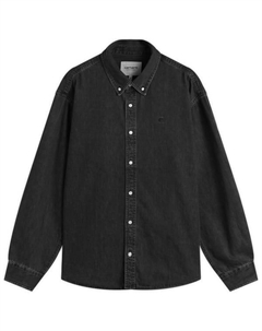 Джинсовая рубашка Лукас, Black Stone Washed Carhartt wip
