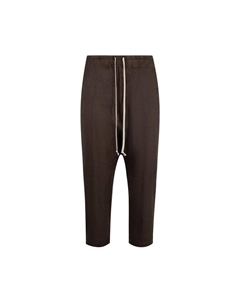 Брюки Drawstring Cropped Pant, Dark Dust Rick owens