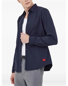 Рубашка на пуговицах, синий Hugo