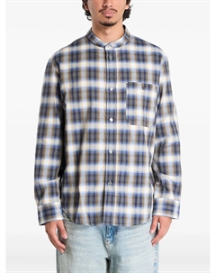 Рубашка в клетку с карманом Thomas, синий A.p.c.