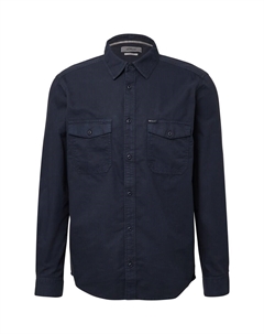 Рубашка на пуговицах классического кроя, Navy S.oliver