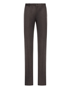 Шерстяные брюки, коричневый Incotex