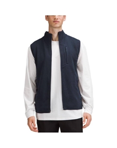 Белая вязаная жилетка Sojourn для мужчин, Marine Blue/STN1 Lululemon