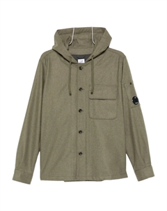 Куртка с капюшоном на пуговицах, зеленый C.p. company
