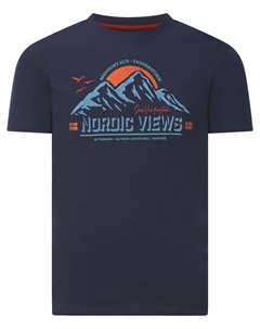 Футболка Svenbor, Navy/Light blue Jan vanderstorm