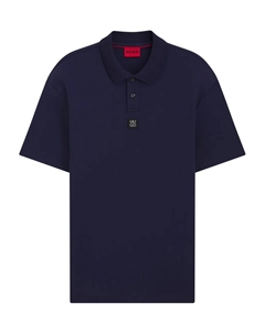 Рубашка поло с логотипом, синий Hugo