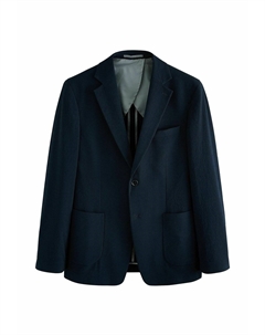 Пиджак-блейзер REGULAR FIT -SEERSUCKER TEXTURE - Suit jacket, синий Next