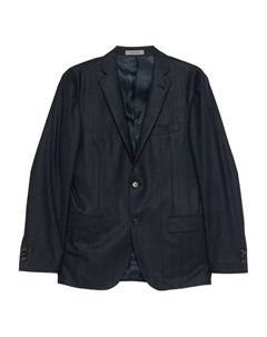 Пиджак в полоску, синий Corneliani