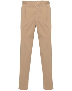 Зауженные брюки, коричневый Incotex