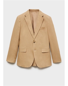 Пиджак стандартного кроя Amalfi, Beige Mango man
