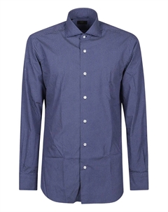 Геометрическая рубашка, синий Barba