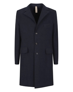 Пальто на пуговицах, синий Eleventy